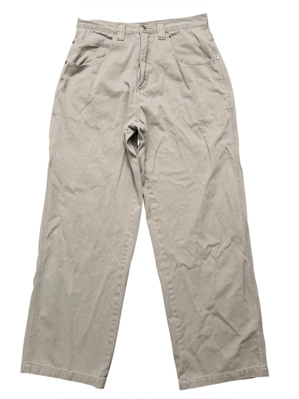 Anchor Blue Capenter Pants Mens 32x32 (Fits 30x30) Wide Leg Baggy Beige Vintage